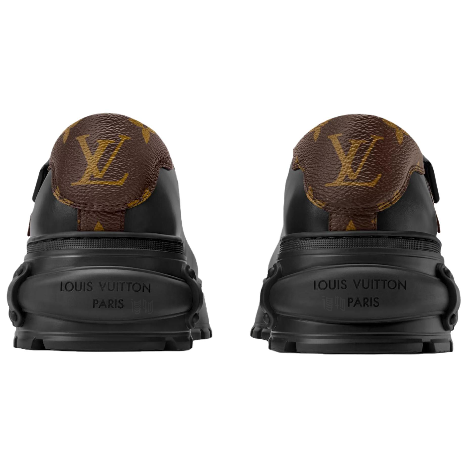 Женские туфли Louis Vuitton Squad (черные) — фото 5