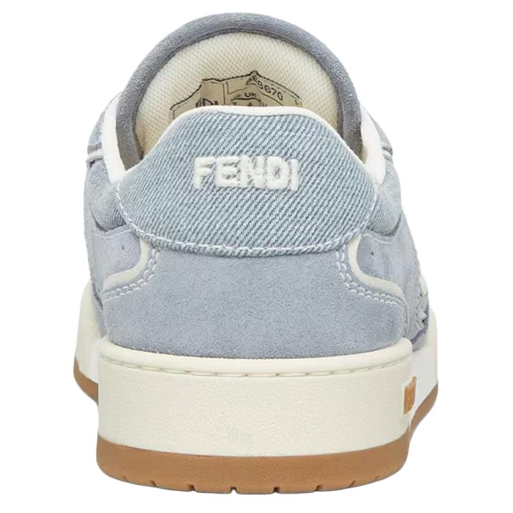 Женские кеды Fendi (синие) — фото 5