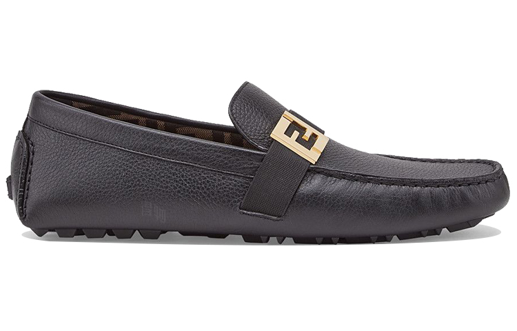 Мужские лоферы Fendi (черные) — фото 2