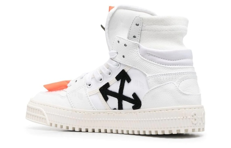 Женские кеды OFF-WHITE Off-Court (бело-зеленые) — фото 4