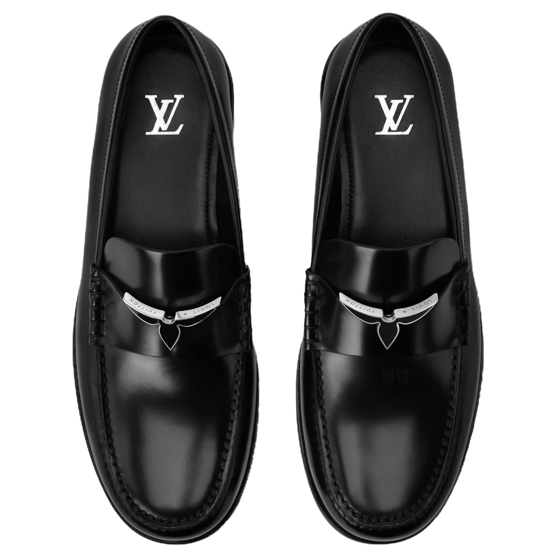 Мужские туфли Louis Vuitton LOUIS VUITTON Oxford (черные) — фото 4