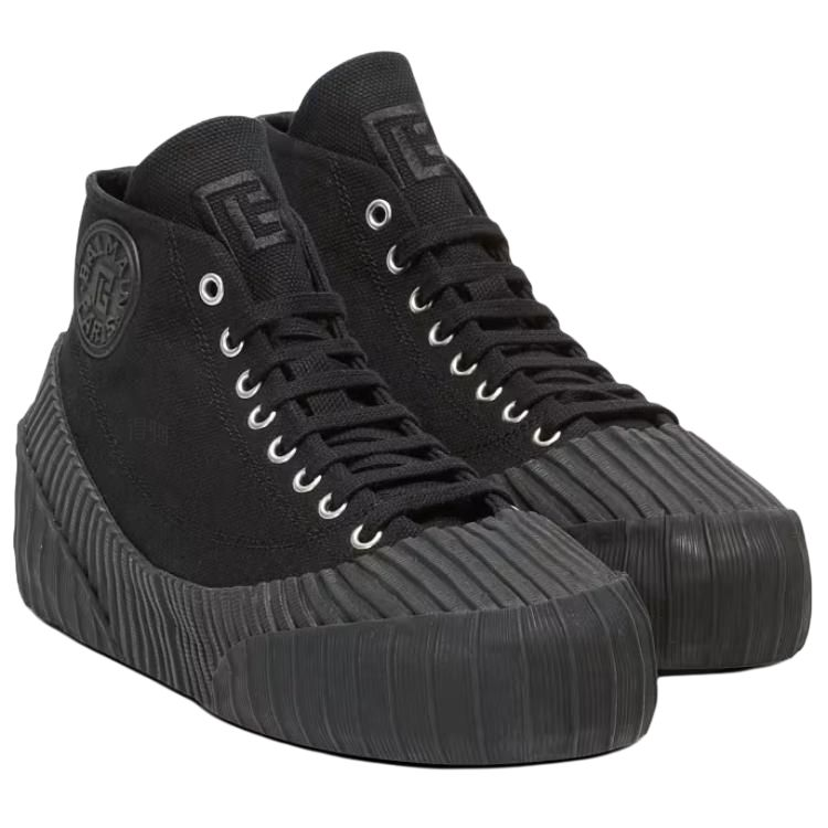 Мужские кеды BALMAIN FM1VI392TCNS (черные) — фото 3