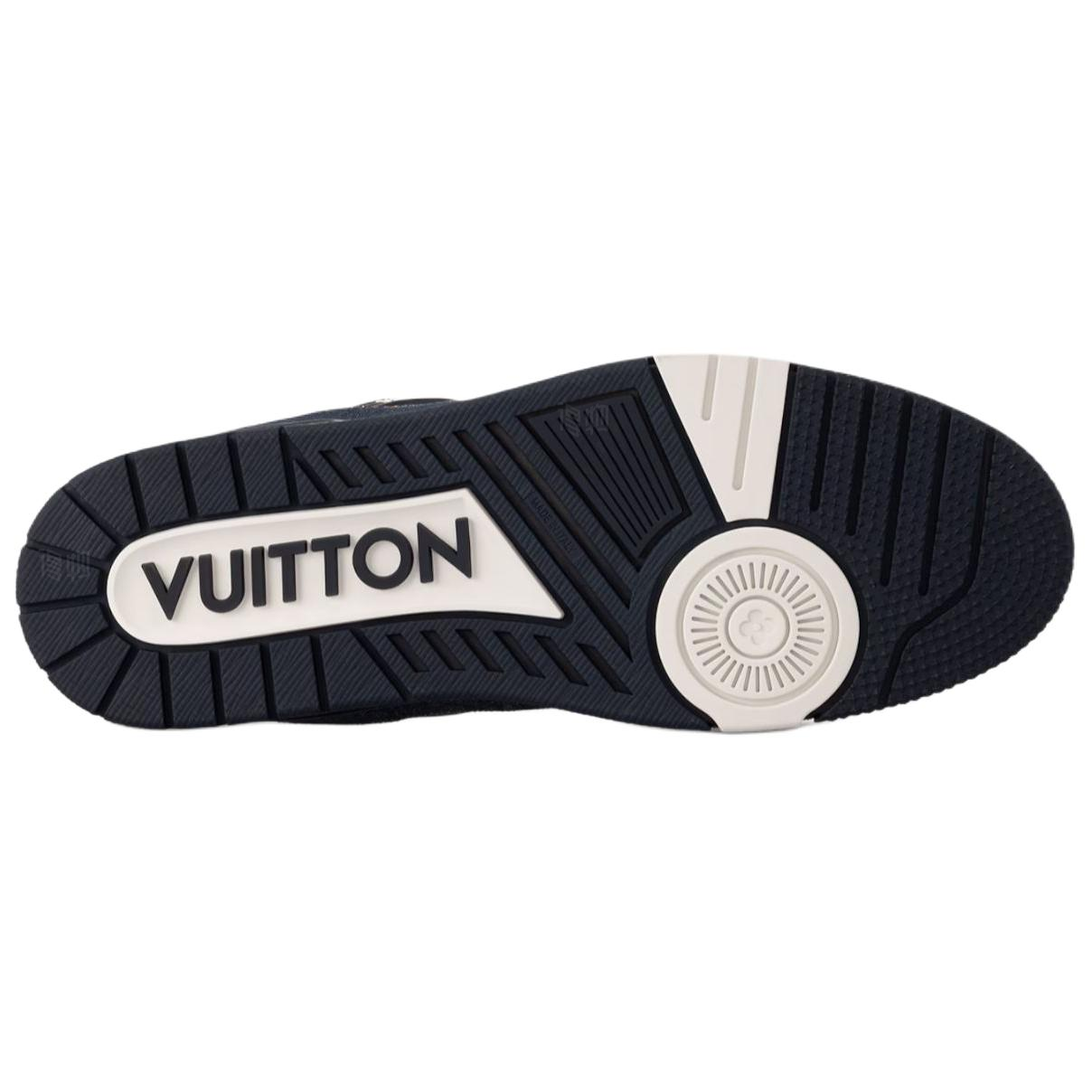 Мужские кеды Louis Vuitton Trainer (темно-синие) — фото 5