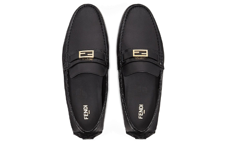 Мужские штаны Fendi (черные) — фото 4