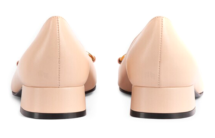 Женские туфли Gucci Horsebit (розовые) — фото 4