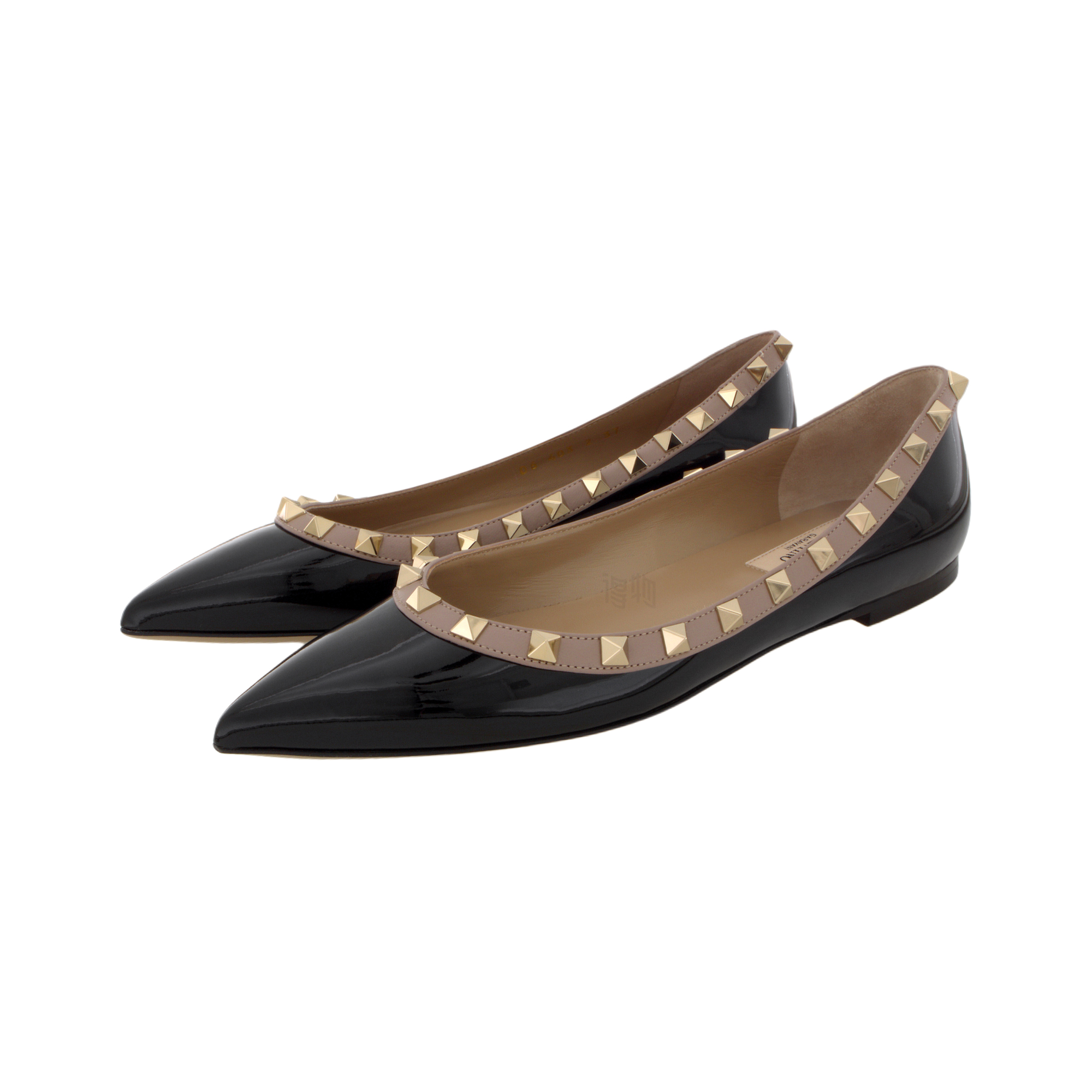 Женские туфли Valentino Rockstud GARAVANI (черные) — фото 3