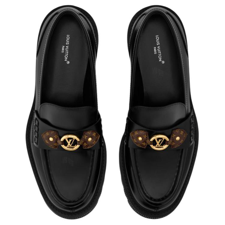 Женские туфли Louis Vuitton (черные) — фото 4
