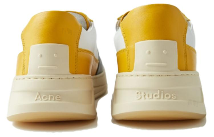 Мужские кеды Acne Studios (желтые) — фото 3