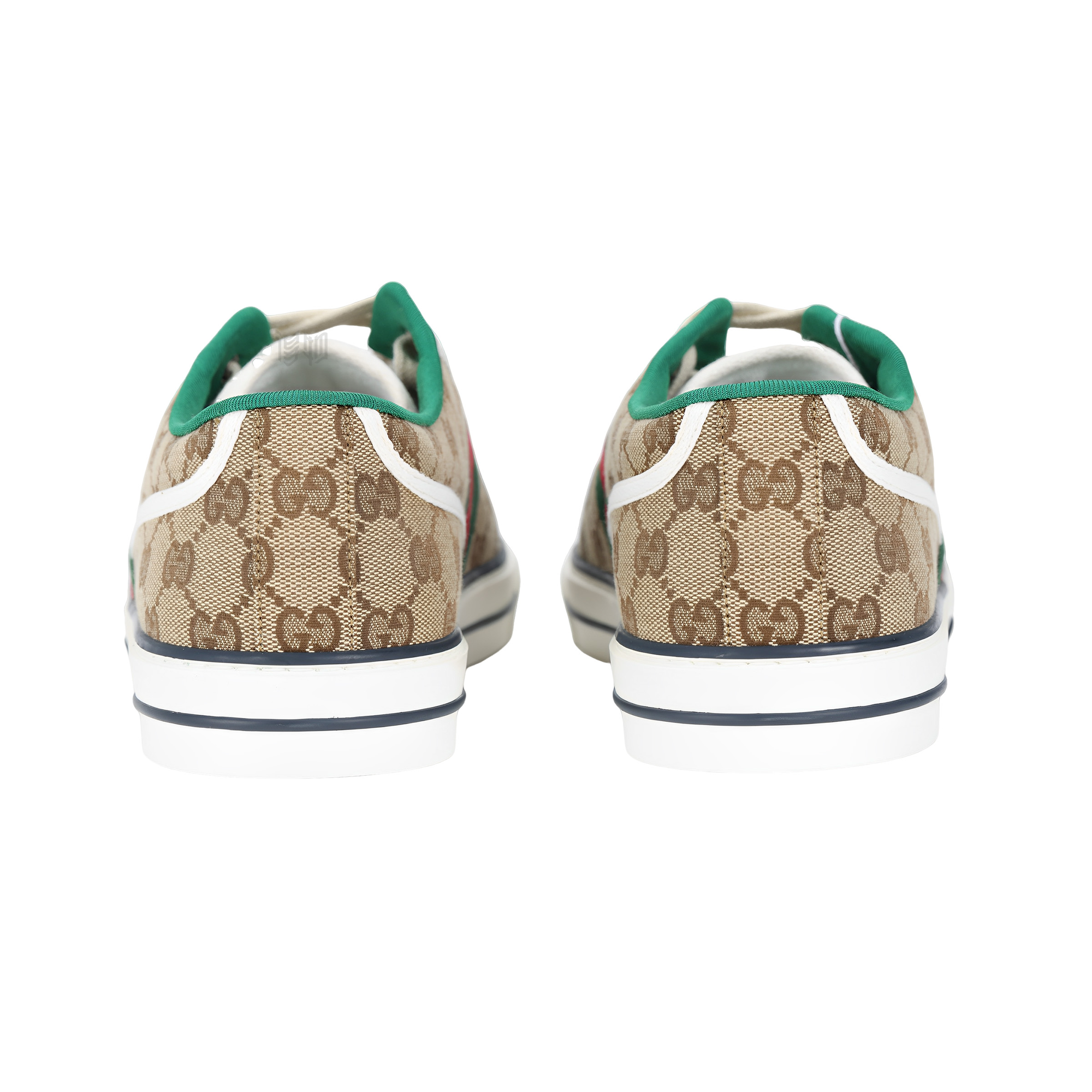 Мужские кеды Gucci Tennis 1977 (коричневые) — фото 4