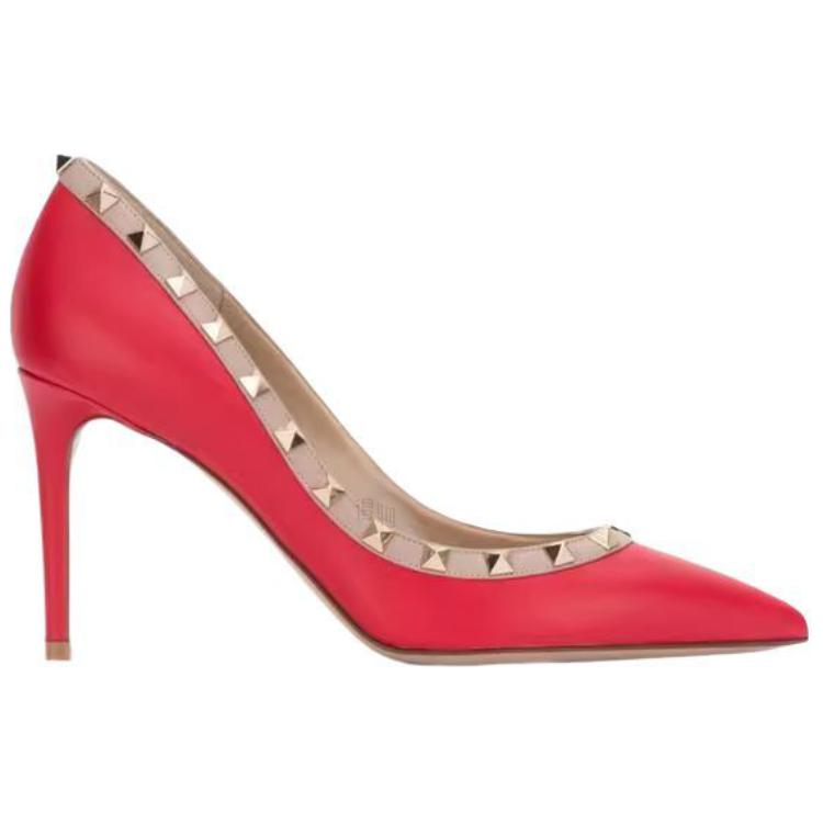 Женские туфли Valentino VLogo Signature (красный) — фото 2