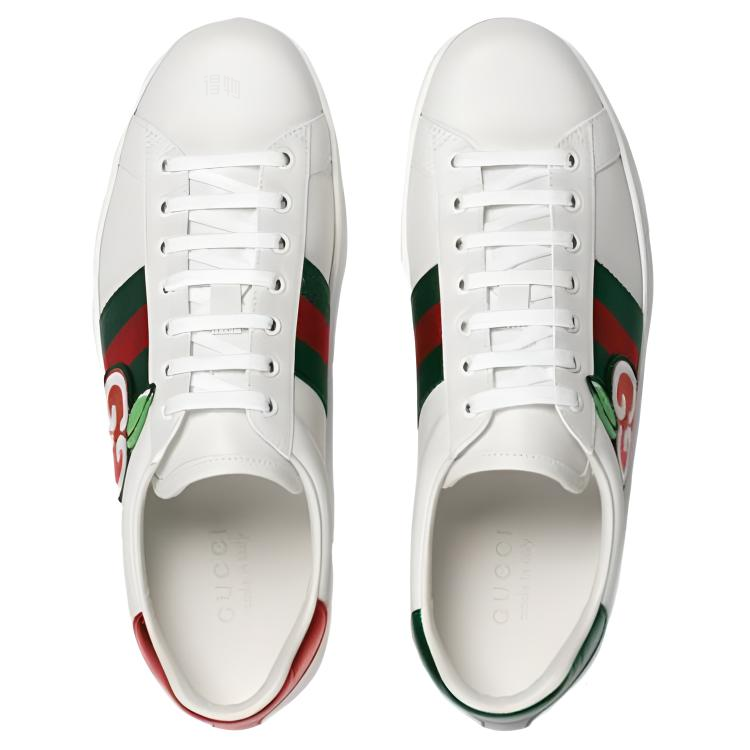 Мужские кеды Gucci Ace (белые) — фото 3
