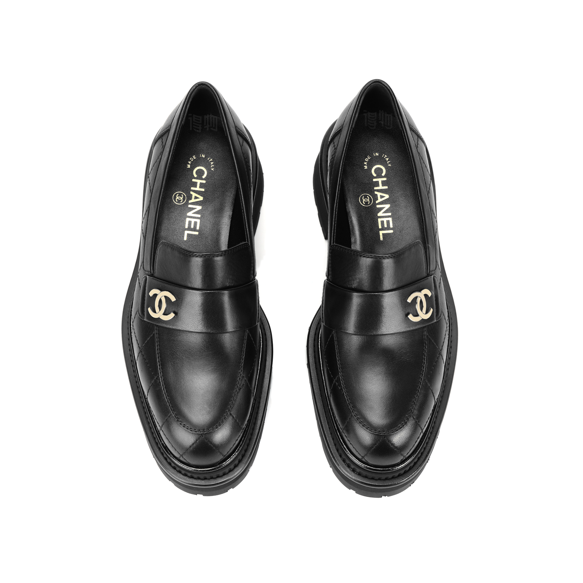 Женские лоферы Chanel (черные) — фото 3