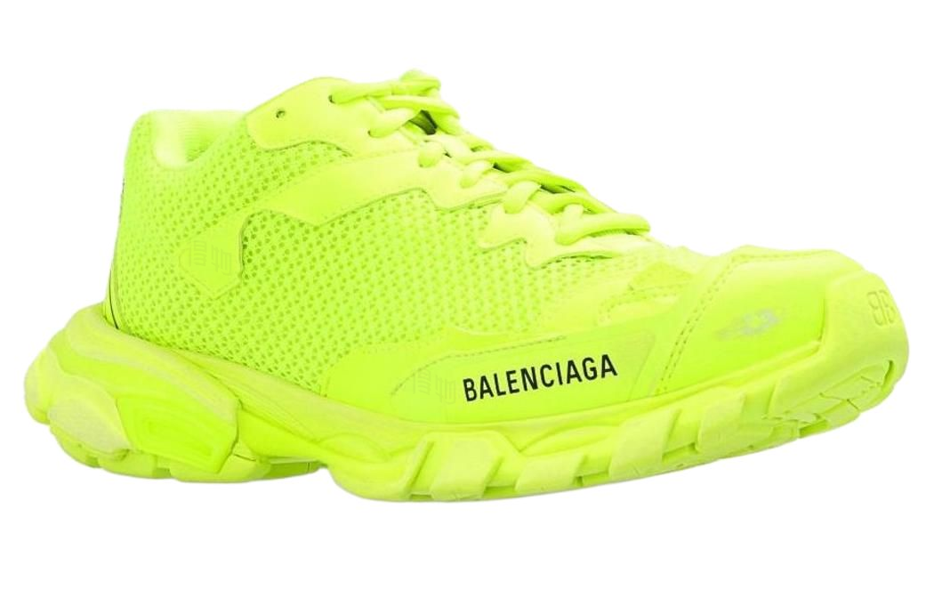 Женские кроссовки Balenciaga Track 3.0 (флуоресцентно-желтые) — фото 3