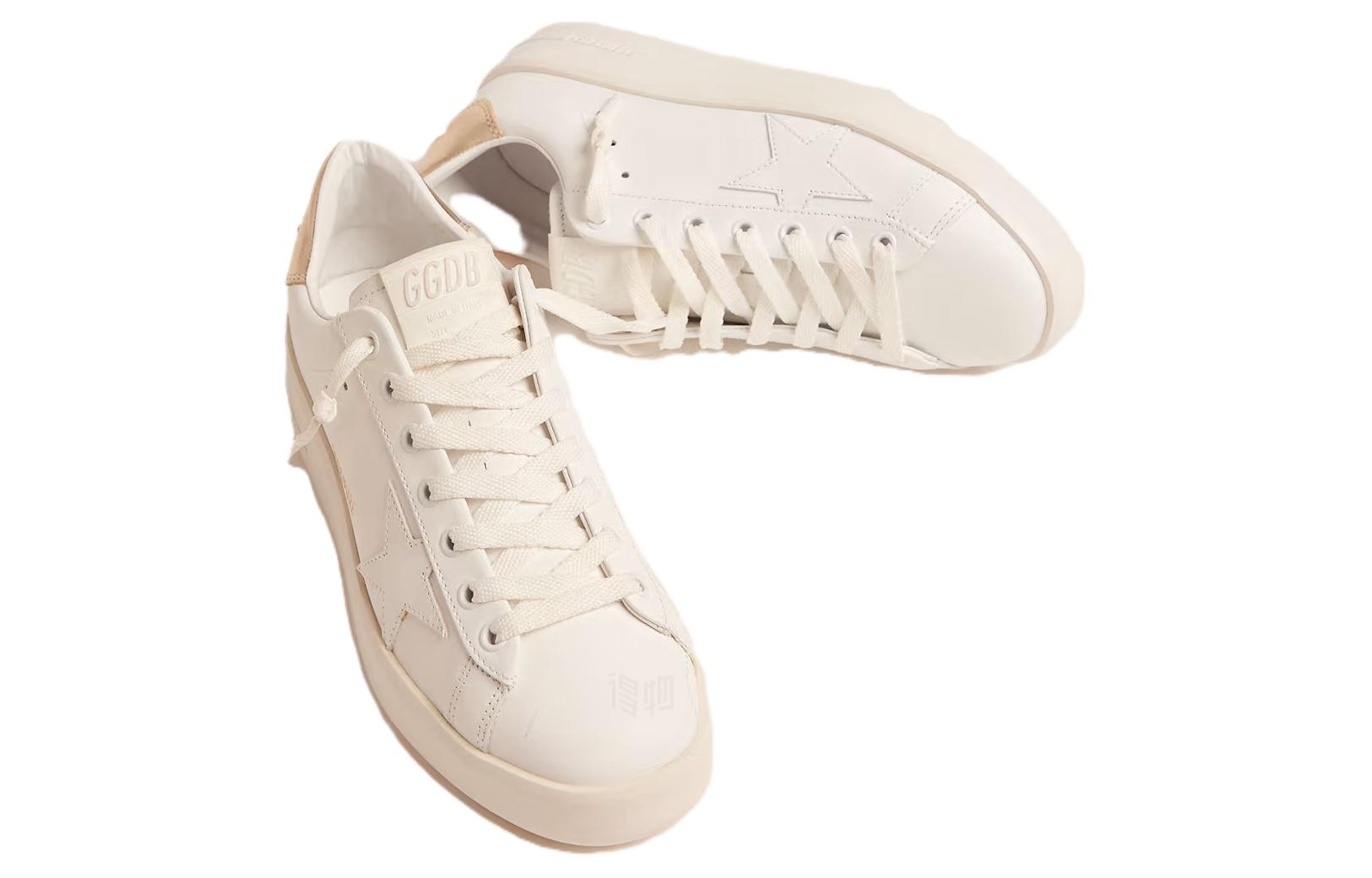 Женские кеды Golden Goose Purestar (бежевый) — фото 3