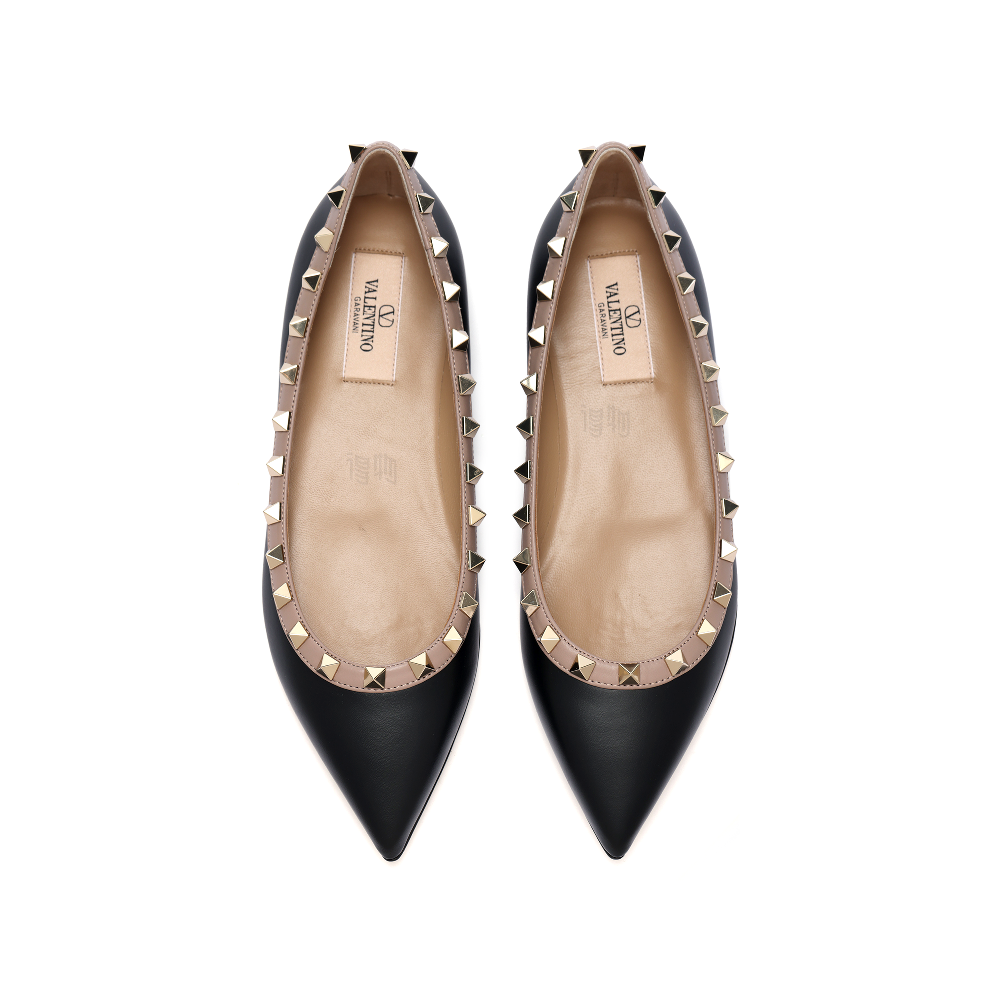 Женские туфли Valentino Rockstud GARAVANI (черные) — фото 3