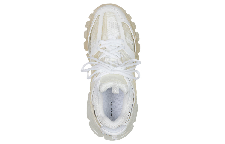 Мужские кроссовки Balenciaga Track Clear Sole (белые) — фото 4