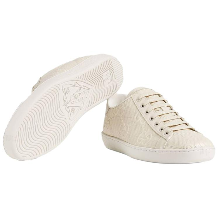 Женские кеды Gucci ACE GG (белые) — фото 5