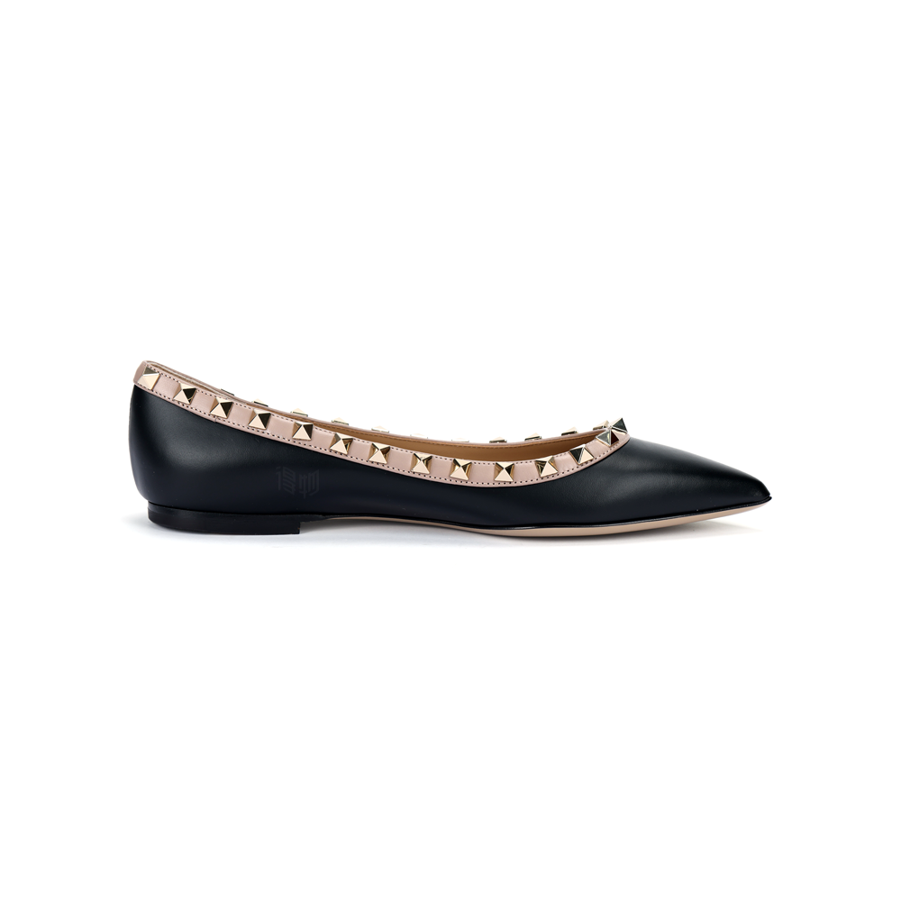 Женские туфли Valentino Rockstud GARAVANI (черные) — фото 2