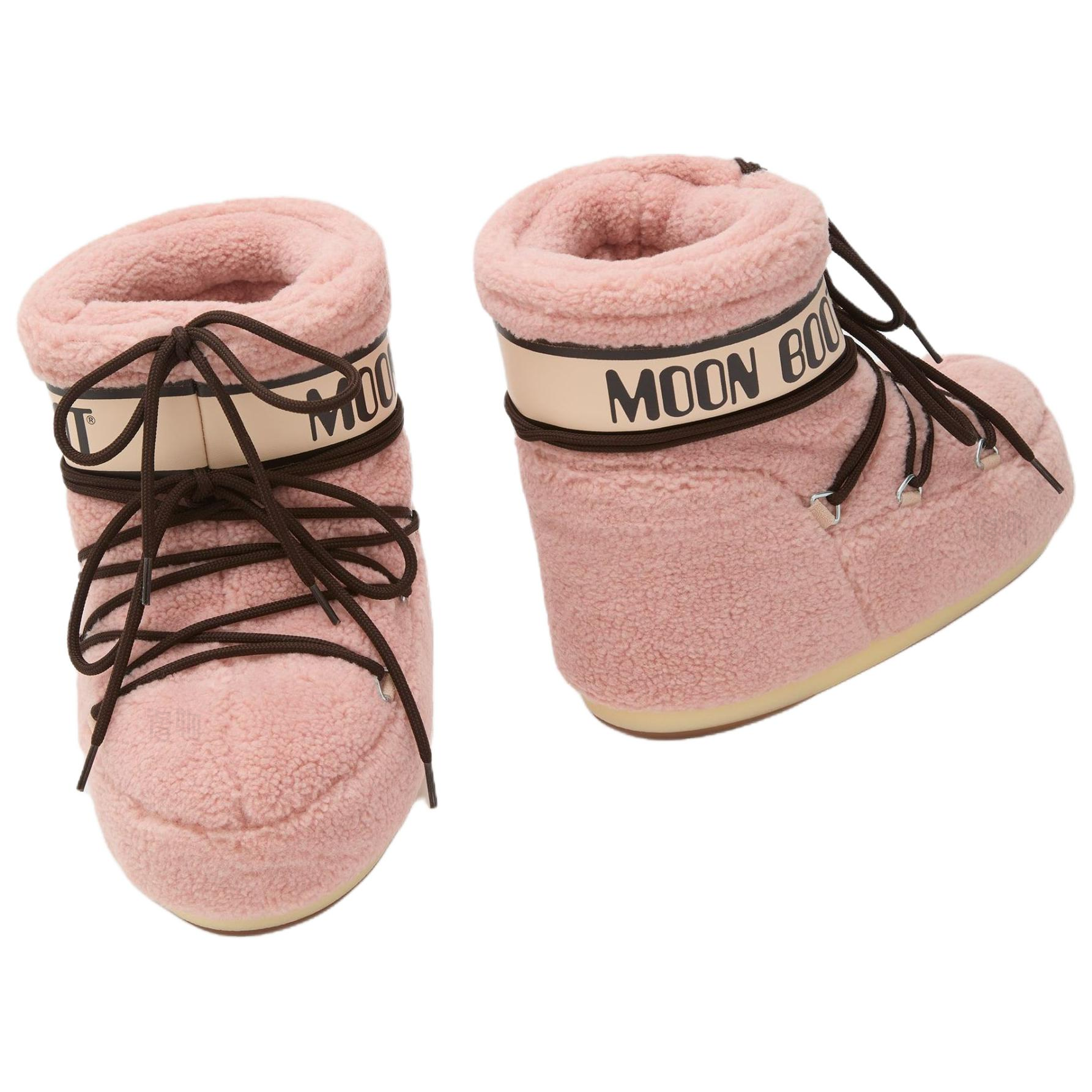Луноходы Moon Boot Stivale PU (розовые) — фото 3