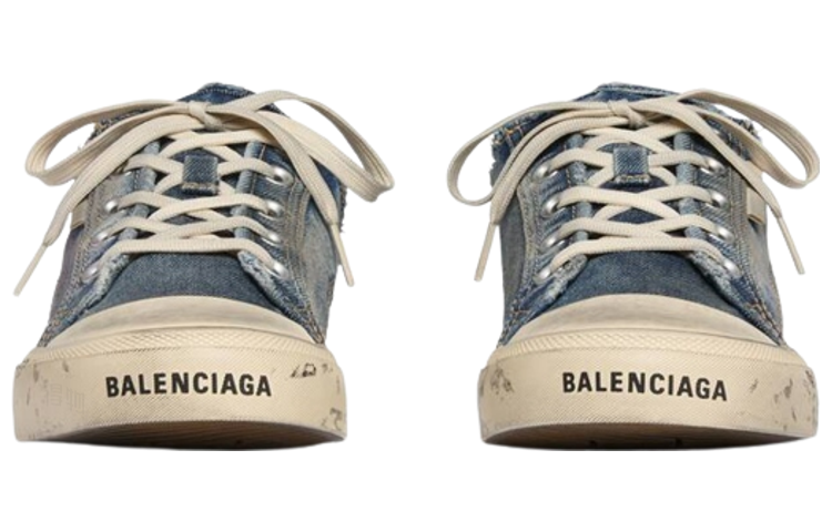 Женские сабо Balenciaga Paris (синий) — фото 5
