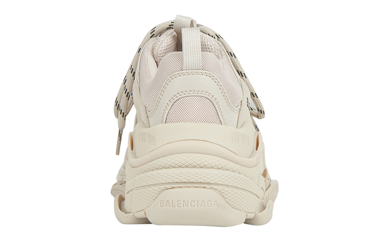Женские кроссовки Balenciaga Triple S (бежевый) — фото 4