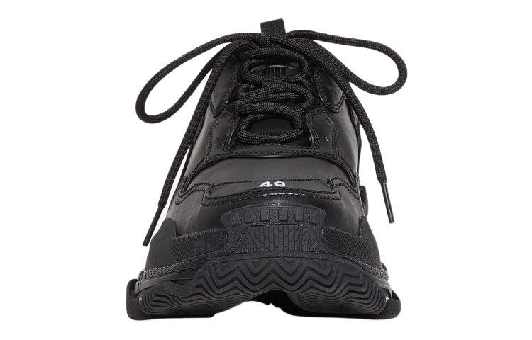 Мужские кроссовки Balenciaga Triple S (черные) — фото 3
