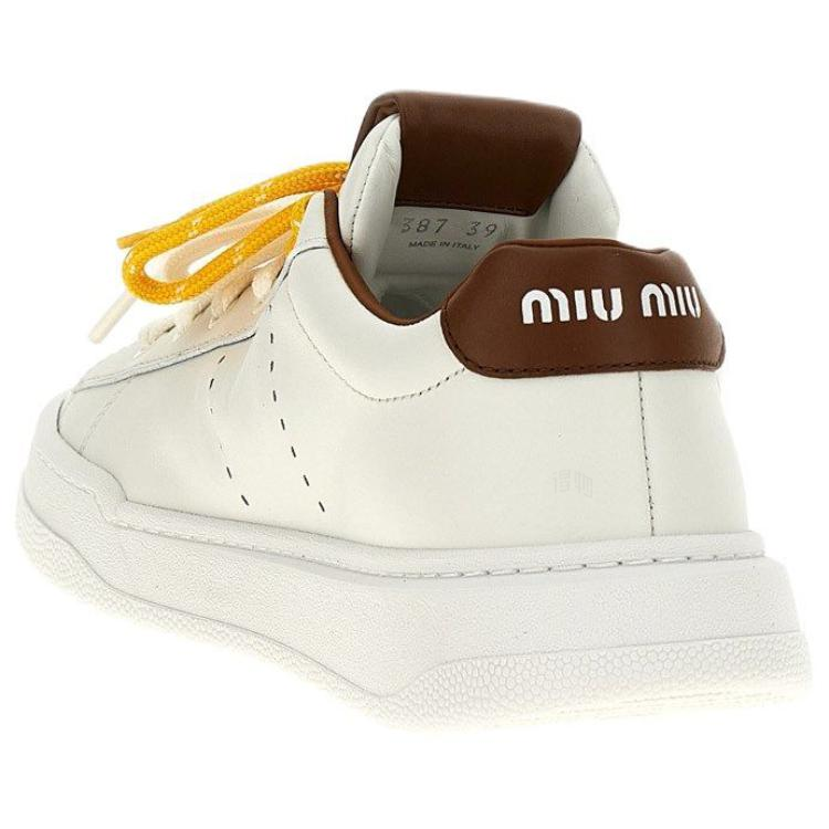 Женские кеды MIU (белые) — фото 4