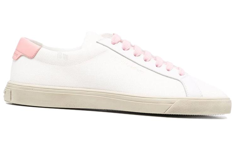 Кеды SAINT LAURENT Andy logo (белый) — фото 2