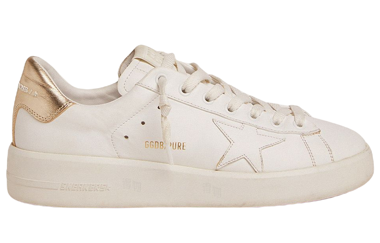 Женские кеды Golden Goose Purestar (бежевый) — фото 2