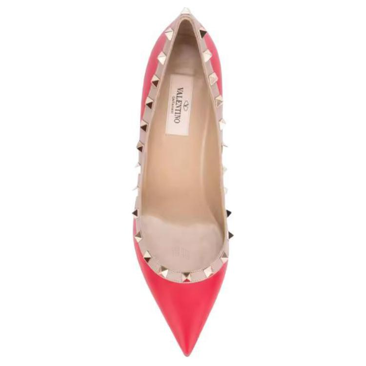 Женские туфли Valentino VLogo Signature (красный) — фото 5
