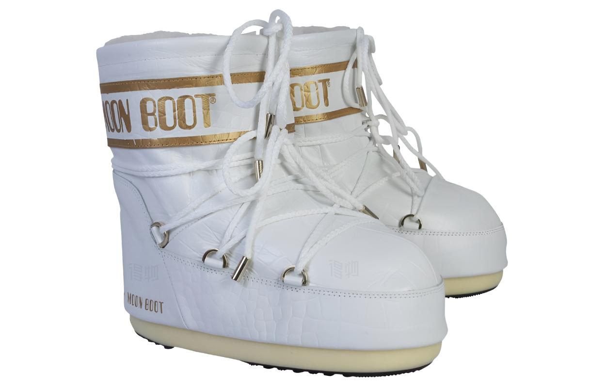Мужские ботинки Moon Boot (белые) — фото 3