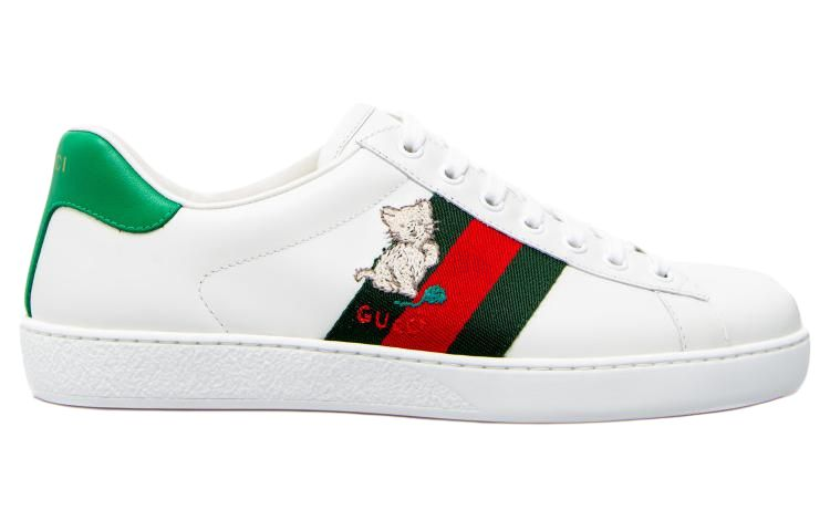Мужские кеды Gucci ACE (белый) — фото 2