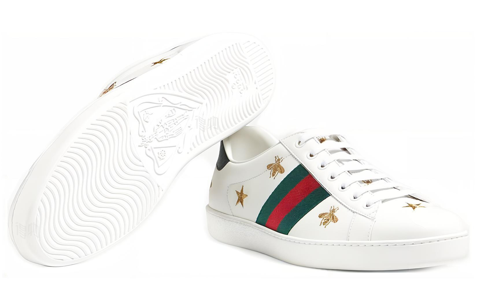 Мужские кеды Gucci ACE (белые) — фото 6
