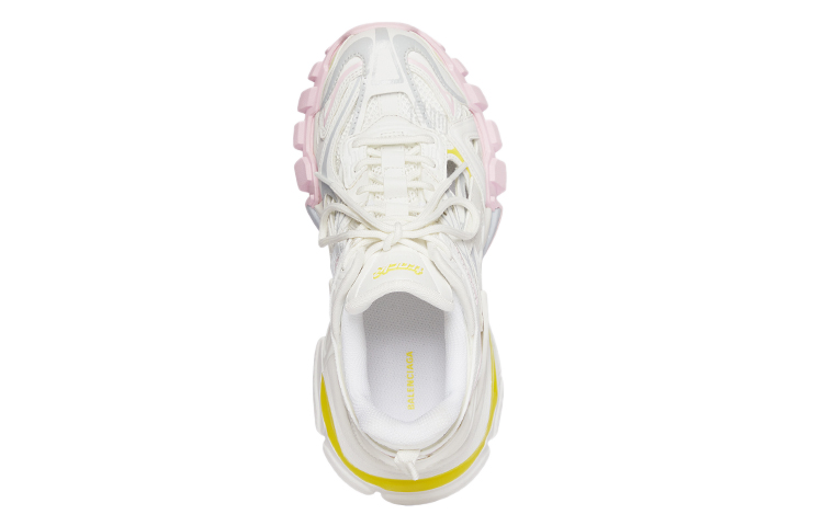 Женские кроссовки Balenciaga Track 2.0 (бежевые) — фото 4