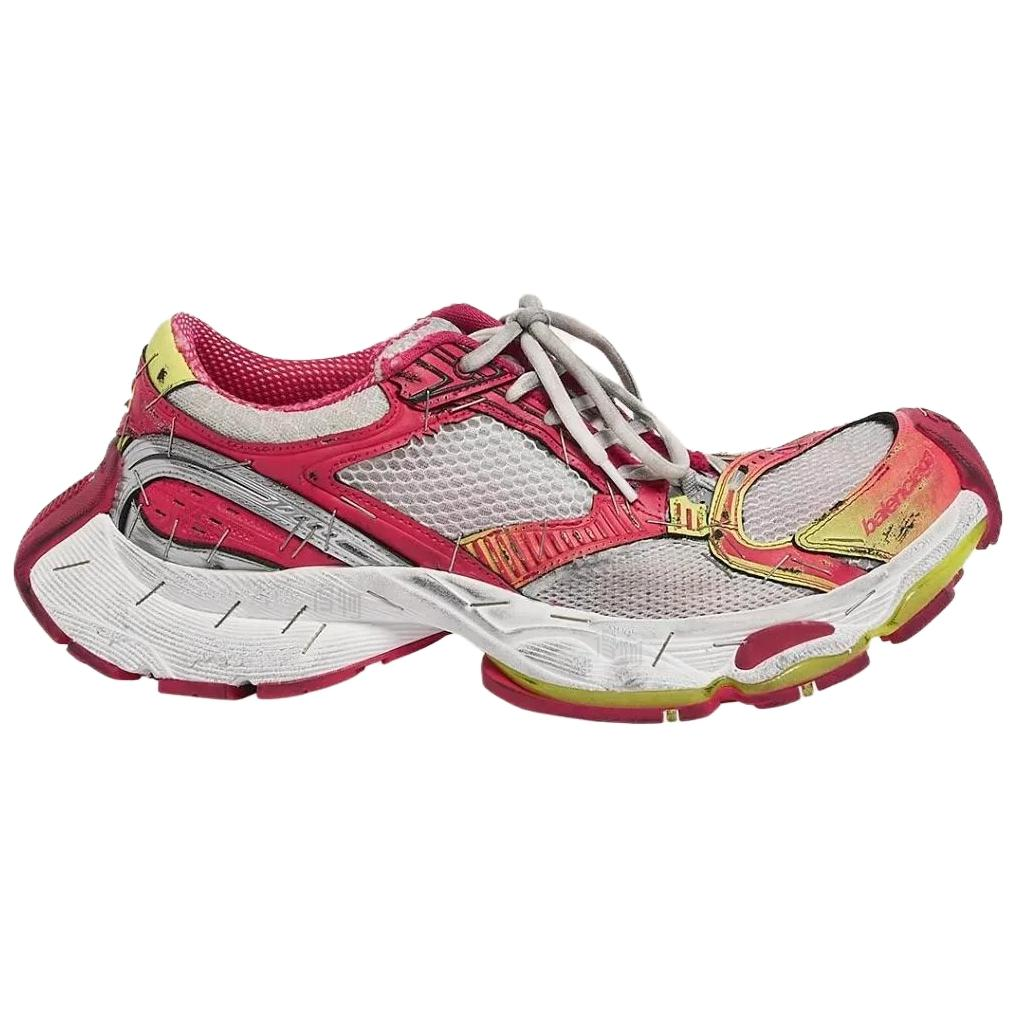 Мужские кроссовки Balenciaga Stapler (красные) — фото 2