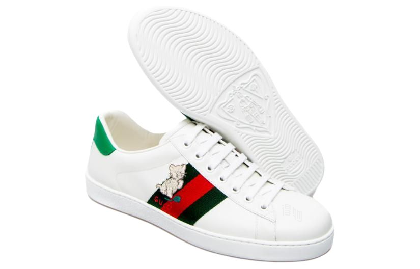 Мужские кеды Gucci ACE (белый) — фото 5