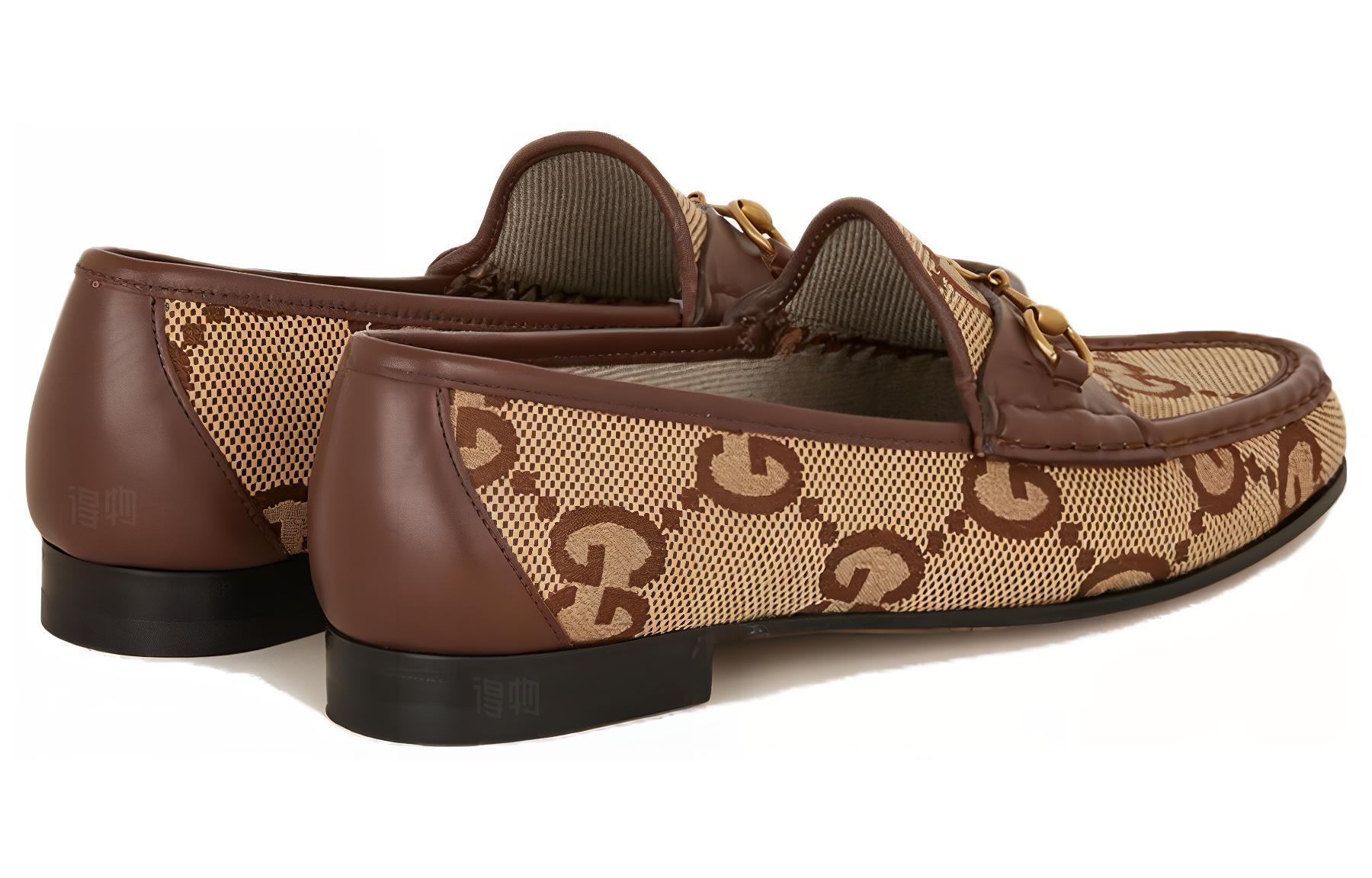 Женские лоферы Gucci Horsebit 1953 (коричневые) — фото 4