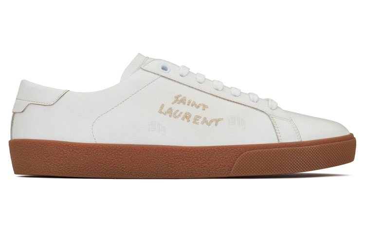 Кеды SAINT LAURENT (белый) — фото 2