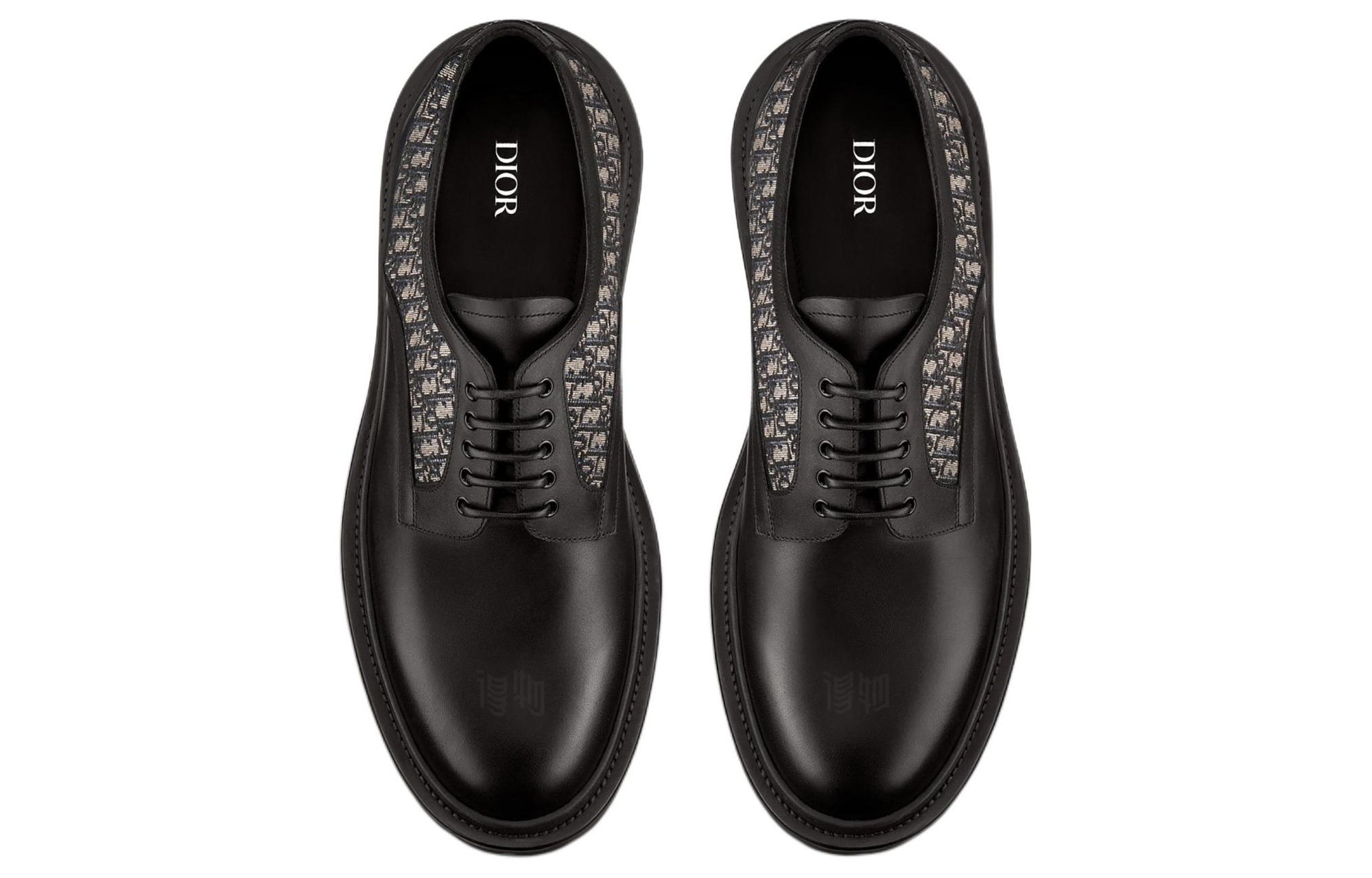 Мужские туфли Dior Explorer Derby (черные) — фото 4
