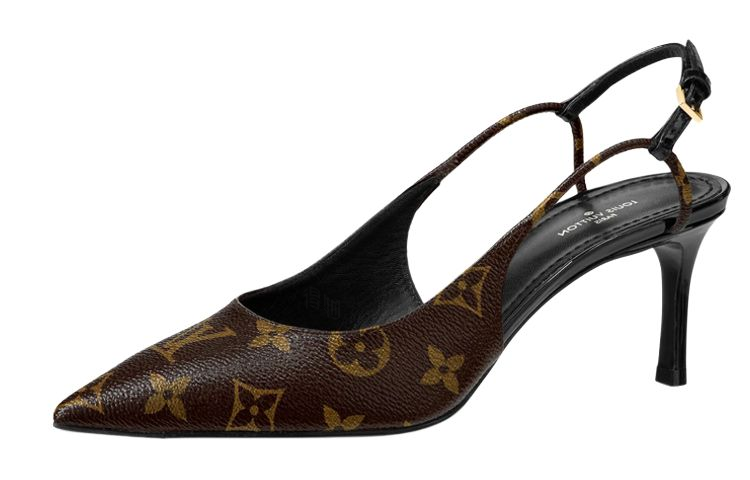 Женские туфли Louis Vuitton Chérie (коричневые) — фото 3