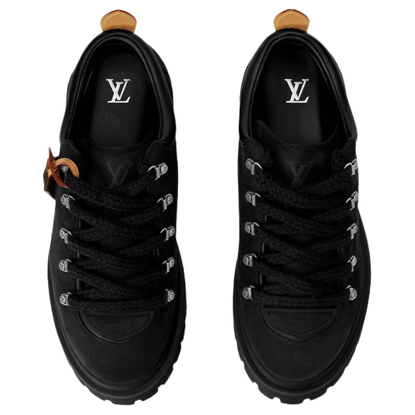 Мужские туфли Louis Vuitton x Nigo (черные) — фото 3