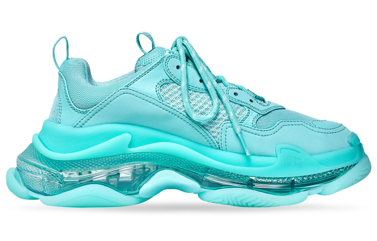 Мужские кроссовки Balenciaga Triple S (синие) — фото 2