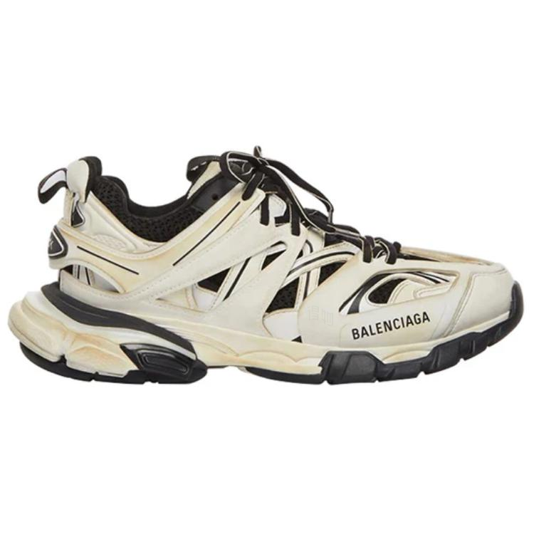 Женские кроссовки Balenciaga Track (бежево-черные) — фото 2