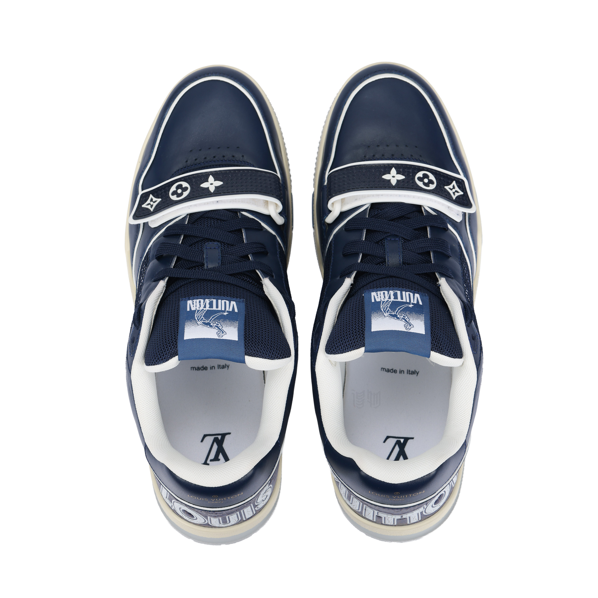 Мужские кеды Louis Vuitton Trainer (синие) — фото 3