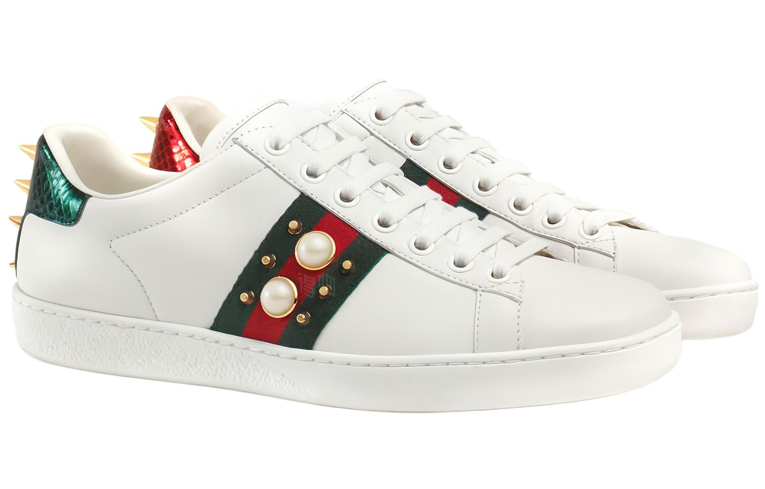 Женские кеды Gucci ACE (белые) — фото 2