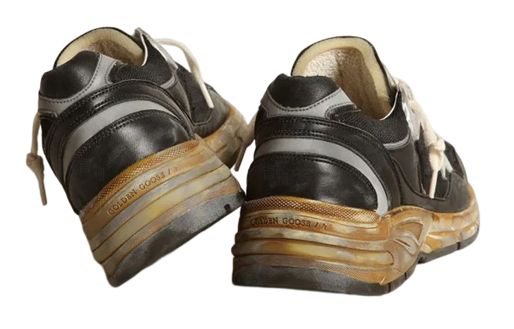 Мужские кроссовки Golden Goose Dad-Star (черные) — фото 5