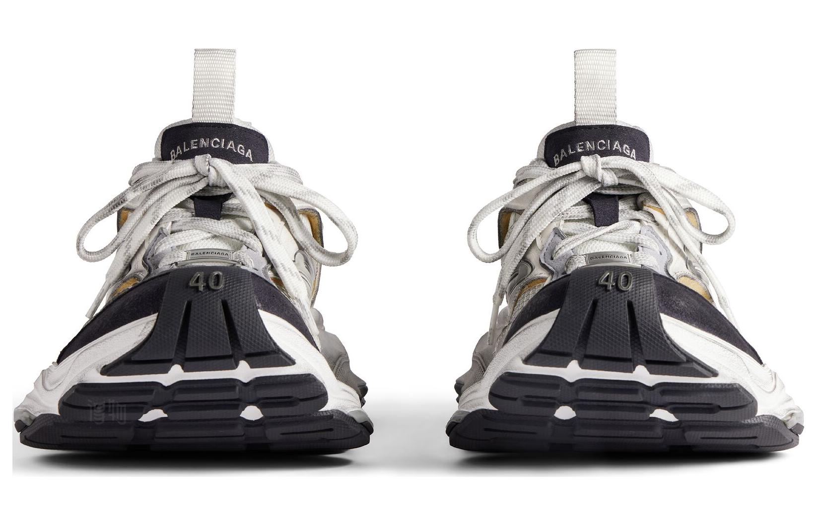Мужские кроссовки Balenciaga Cargo (бело-серый) — фото 4