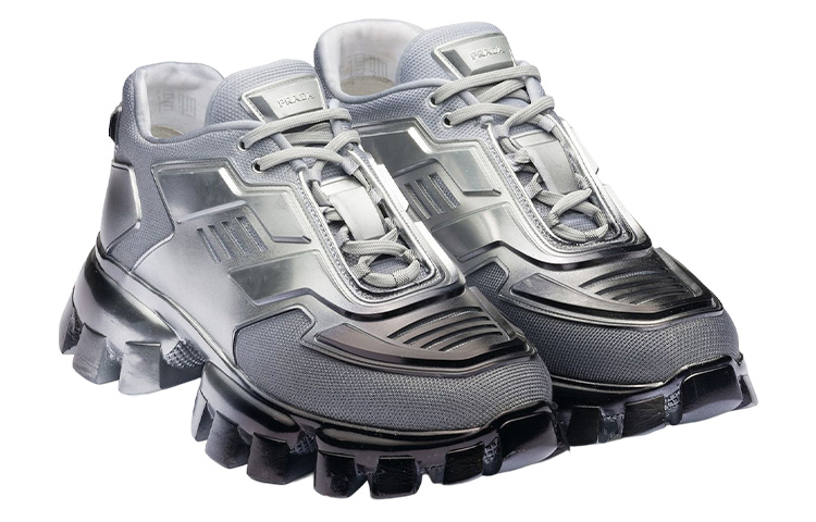 Женские кроссовки Prada Cloudbust Thunder (серебристый) — фото 3