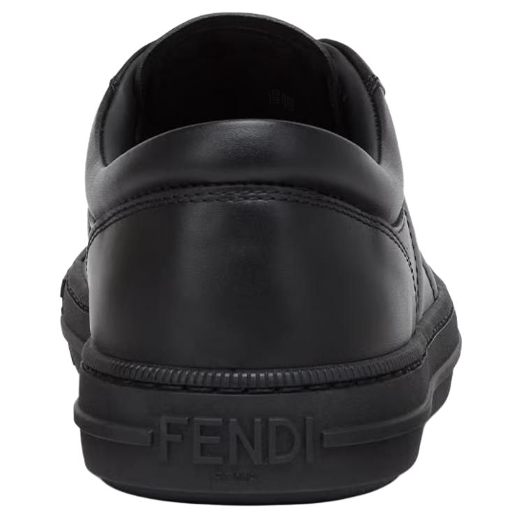 Мужские кеды Fendi Domino (черные) — фото 5