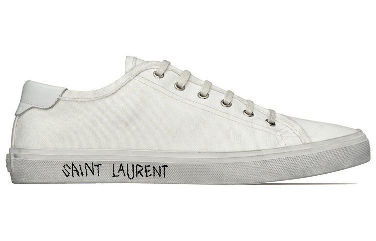 Мужские кеды SAINT LAURENT 606408GUZ209030 (белый) — фото 2